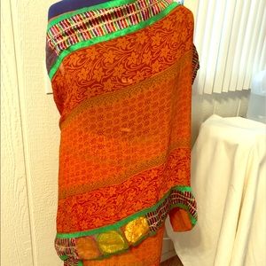 Scarf wrap around body wear